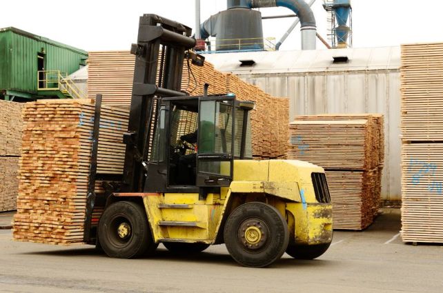 Large Forklift - Large Load