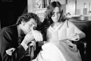 Laura with David Geffen in '68